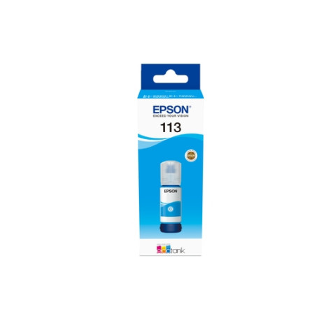 EPSON TINTA BOTE CIAN ECOTANK ET-5850, ET-5800, ET-16650, ET-16600, ET-5880, ET-5170 - N 113