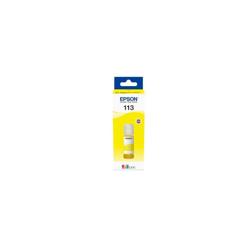 EPSON TINTA BOTE AMARILLO ECOTANK ET-5850, ET-5800, ET-16650, ET-16600, ET-5880, ET-5170 - N 113