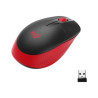 Logitech - Ratón óptico M190 - Inalámbrico - Rojo